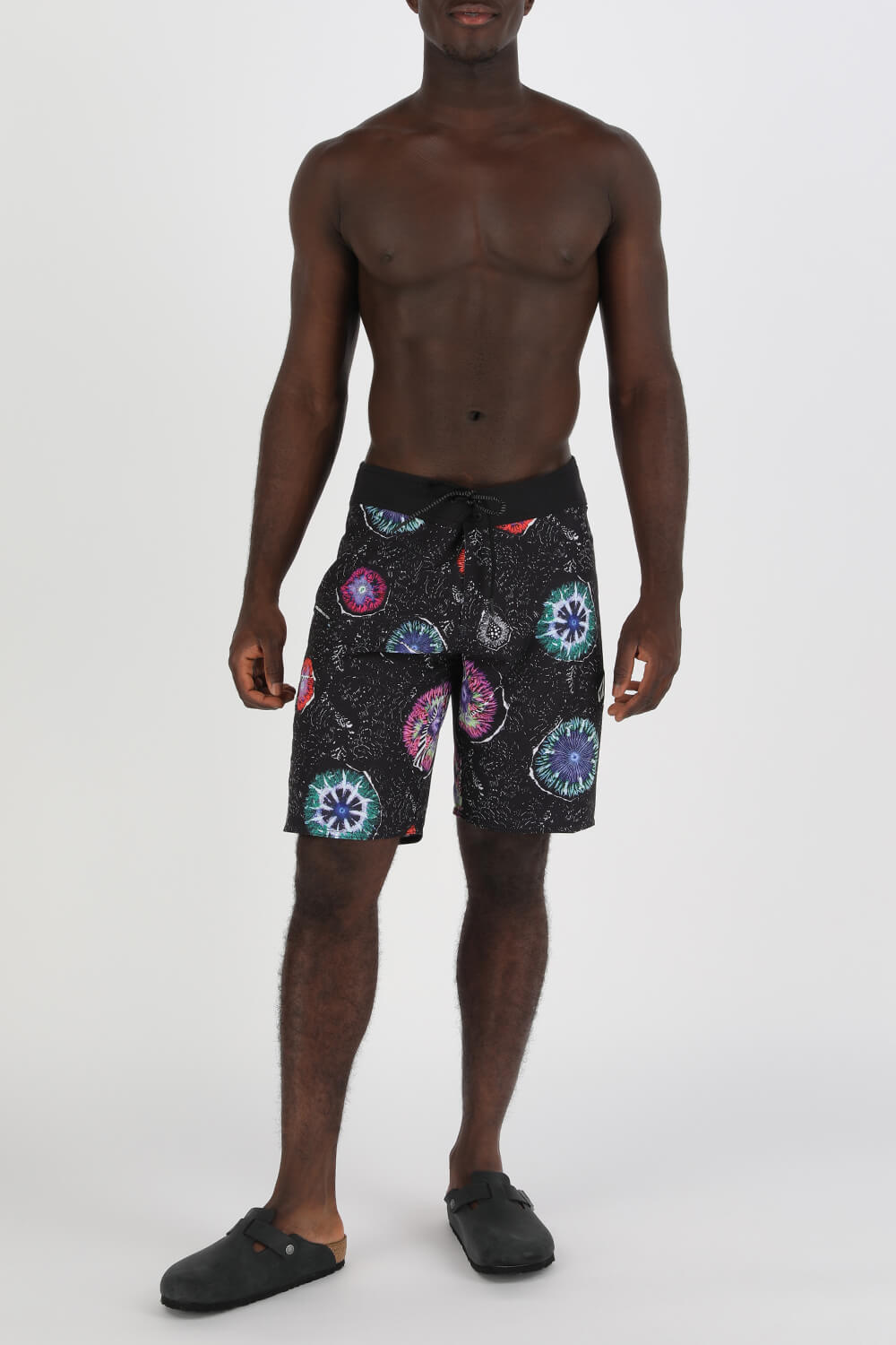 Coral Morph Swimshorts in Black